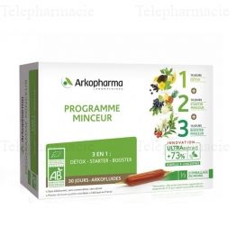 ARKOPHARMA Arkofluides programme minceur bio 30 ampoules