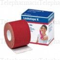 BSN MEDICAL Leukotape k - Bande taping de kinéologie 5cm x 5m Rouge