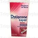 DOLIPRANE LIQUIZ 300mg sans sucre 12 sachets